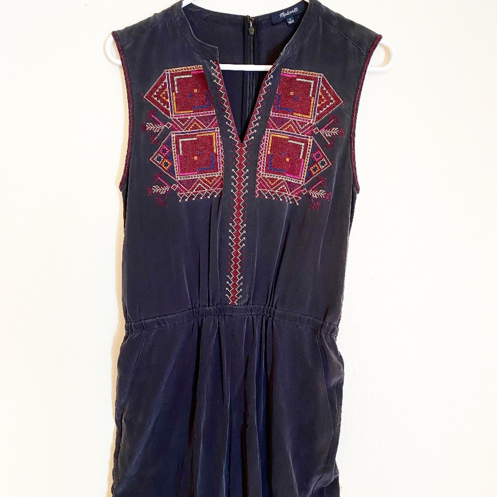 Aztec Stitch Casual Jumpsuit